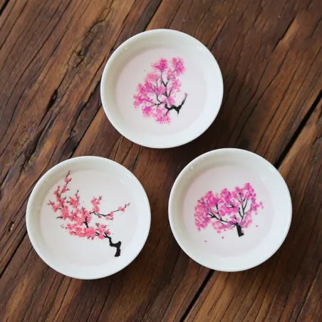 Drinkwaretaza de cerámica - cambio de color térmico - Japonés Sakura