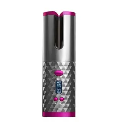 Céramique boucle de cheveux - sans fil - autorotation - Led display - USB