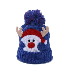 Lämmin talvi hattu pom- Joulupukki - Reindeer-sarvit