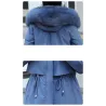 Manteau d'hiver avec doublure amovible - veste longue capuche