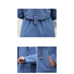 Manteau d'hiver avec doublure amovible - veste longue capuche