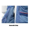 Manteau d'hiver avec doublure amovible - veste longue capuche