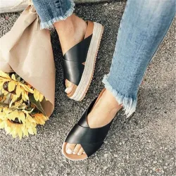 Sandali estivi - soft platform flip flops