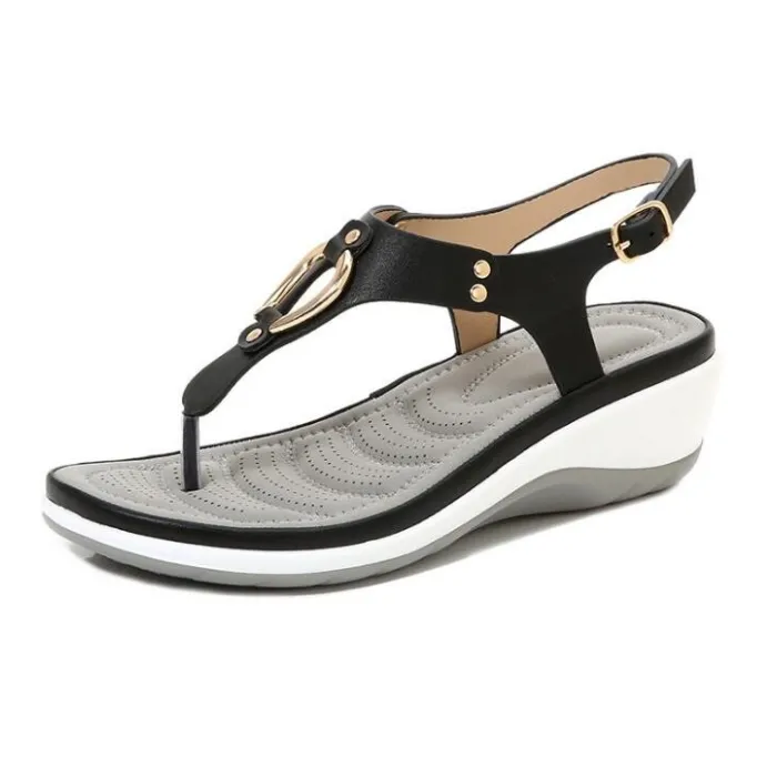 Sandales de mode avec décoration en métal - style bohème