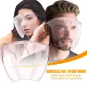Beschermend transparant mond- / gezichtsmasker - plastic schild - bril - herbruikbaarMondmaskers