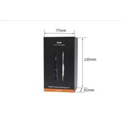 Mini fer à souder intelligent - température réglable - affichage OLED - 30W - TS80P