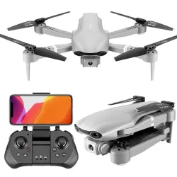 4DRC - F3 - Flux optique - Caméra double 4K - Positionnement GPS - HD - Drone aérienne - Foldable