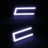 Luci DRL - LED - COB - impermeabile - 12V - 2 pezzi