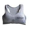 "SPORT" print - bomull fitness padded bra