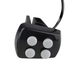 6 Led - Sons de 4 tons - cloche de vélo - corne avec lumière