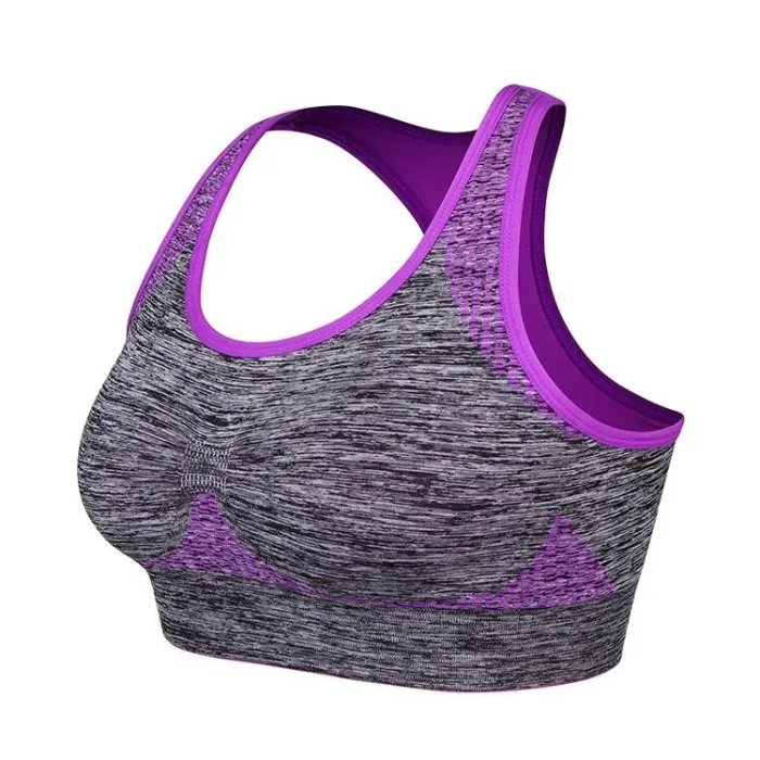 Stoßfester Fitness-BH mit Push-up - gepolsterte Oberseite