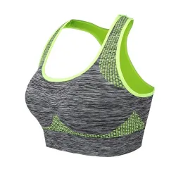 Stoßfester Fitness-BH mit Push-up - gepolsterte Oberseite