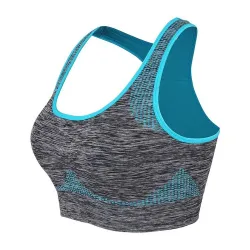 Stoßfester Fitness-BH mit Push-up - gepolsterte Oberseite