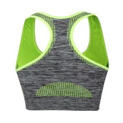 Stoßfester Fitness-BH mit Push-up - gepolsterte Oberseite
