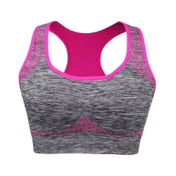 Stoßfester Fitness-BH mit Push-up - gepolsterte Oberseite