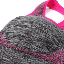 Stoßfester Fitness-BH mit Push-up - gepolsterte Oberseite