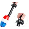 6 Led - Sons de 4 tons - cloche de vélo - corne avec lumière
