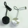 LED moderne Lampes murales - Tube flexible - 3W - noir - blanc