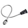 Inicio20/30/40/60cm - E27 - Negro - Flexible - Extensión - Socket - LED Bombilla de luz - Soporte base