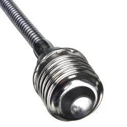 Inicio20/30/40/60cm - E27 - Negro - Flexible - Extensión - Socket - LED Bombilla de luz - Soporte base