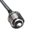 Inicio20/30/40/60cm - E27 - Negro - Flexible - Extensión - Socket - LED Bombilla de luz - Soporte base