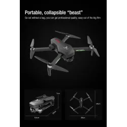 ZLRC SG906 Pro - 5G - WIFI - FPV - 4K HD-kamera - Optisk flödespositionering - Borstlös