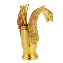 Robinet en forme de cygne de luxe - robinet avec trou unique