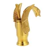 Robinet en forme de cygne de luxe - robinet avec trou unique