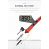 80W Fer à souder électrique - écran LCD - température réglable - 110V / 220V