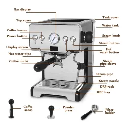 CoffeewareMáquina de cafetera - semiautomática - 15 Bar
