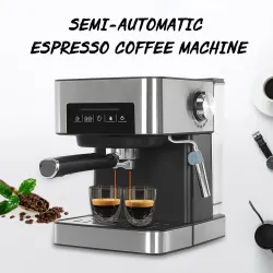 Machine à café - mousse de lait - moulin à café - 20 bar - 220V
