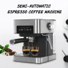 Machine à café - mousse de lait - moulin à café - 20 bar - 220V