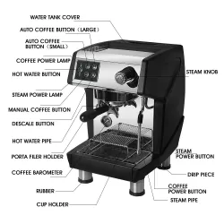 Máquina de café com espuma de leite para expresso / cappuccino - 15 Bar - 220V
