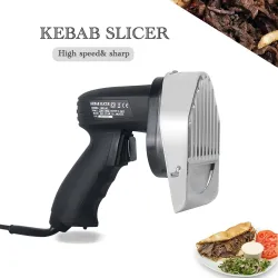 Acerokebab eléctrico / cortador de shawarma con cuchillas