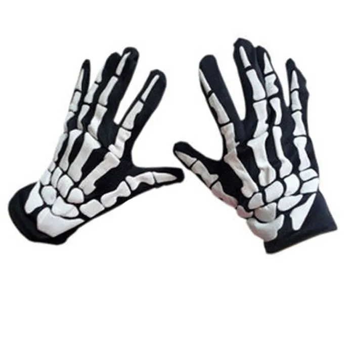 Fiesta & HalloweenGuantes de estilo de Halloween - manos esqueleto