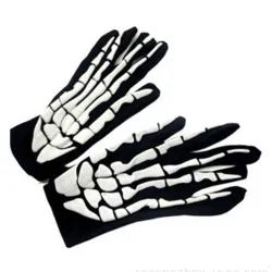 Fiesta & HalloweenGuantes de estilo de Halloween - manos esqueleto
