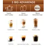 CoffeewareCafetera con espuma de leche para espresso / cappuccino - 15 Bar - 220V