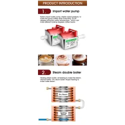 CoffeewareCafetera con espuma de leche para espresso / cappuccino - 15 Bar - 220V