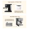 Máquina de café - semi-automática - 15 Bar