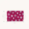 50 pièces - masque antibactérien jetable - 3 couches - unisex - motifs de Noël