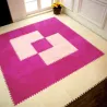 Carré mosaïque - tapis de velours - puzzles - tapis DIY 25 * 25 cm