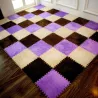 Square mosaic - sammet matta - skumpussel - DIY matta 25 * 25 cm