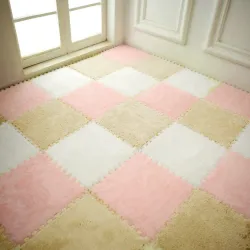 Carré mosaïque - tapis de velours - puzzles - tapis DIY 25 * 25 cm