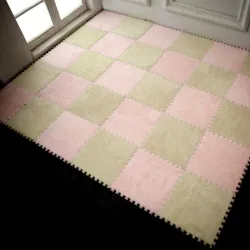 Carré mosaïque - tapis de velours - puzzles - tapis DIY 25 * 25 cm