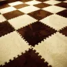 Carré mosaïque - tapis de velours - puzzles - tapis DIY 25 * 25 cm