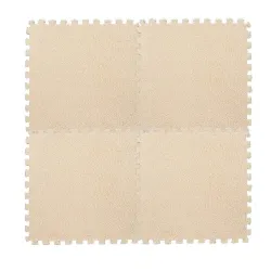Square mosaic - sammet matta - skumpussel - DIY matta 25 * 25 cm
