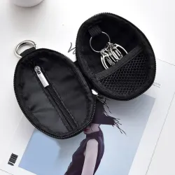 Organizzatore di chiavi auto - borsa con cerniera e keyring - forma granata