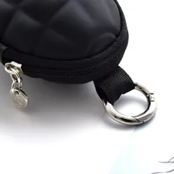 Organizzatore di chiavi auto - borsa con cerniera e keyring - forma granata