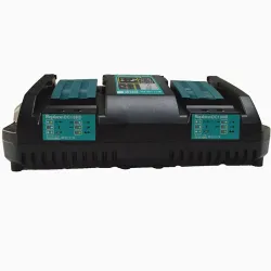 Double chargeur de batterie pour Makita 14.4V - 18V - BL1830 - Bl1430 - DC18RC - Fiche UE