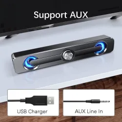 USB - Bluetooth speaker - stereo - subwoofer - waterdichtBluetooth Luidsprekers